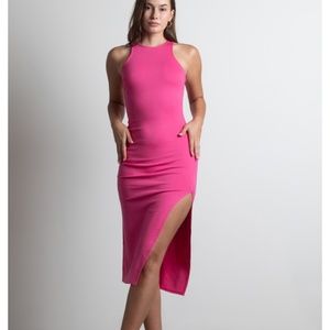 Tobi pink bodycon midi